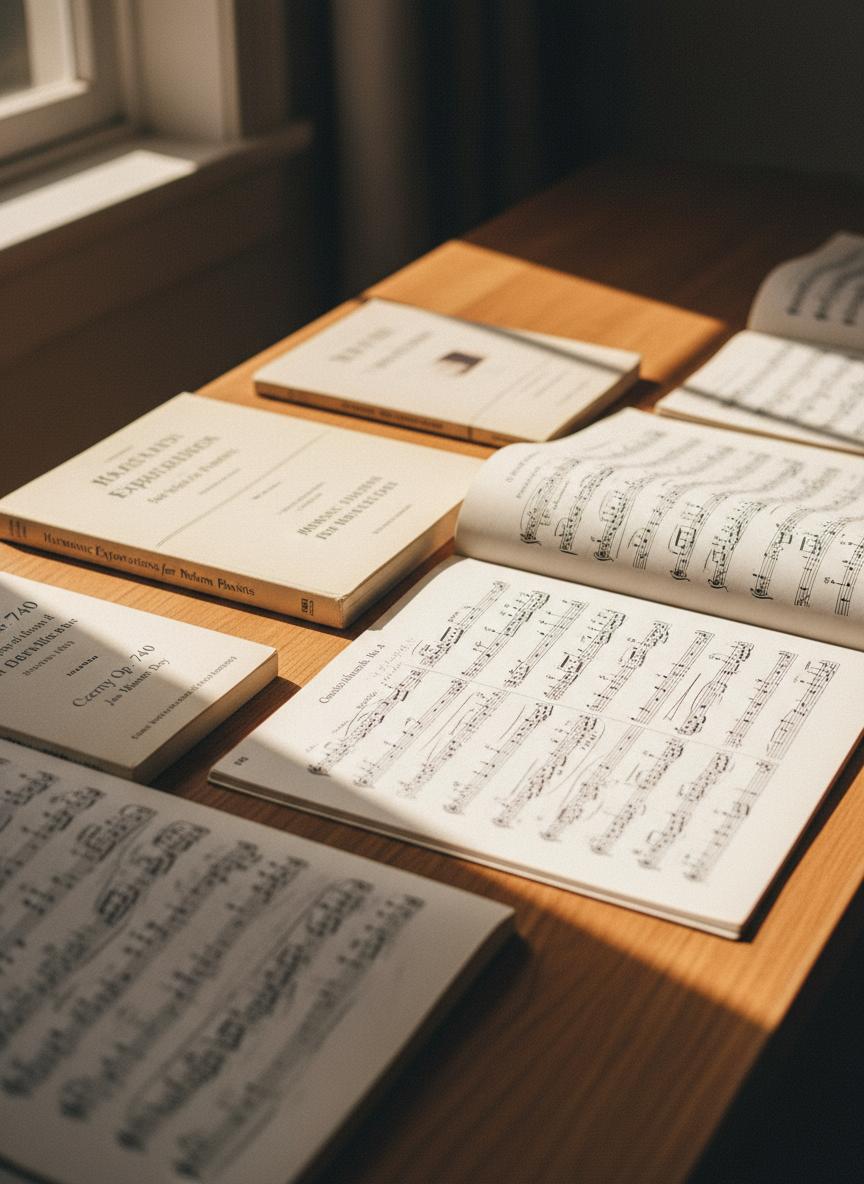 Classical sheet music and repertoire selections used in Davide Palmer's piano lessons in East Cobb and Marietta